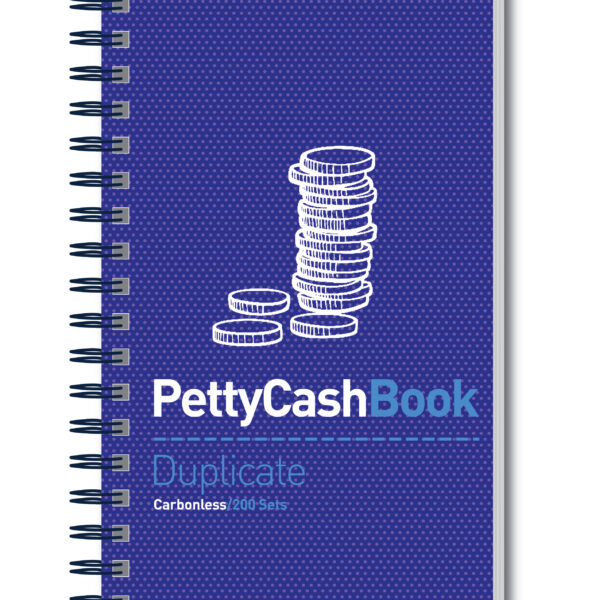 Challenge 280x141mm Duplicate Petty Cash Book Carbonless Wirebound 200 Sets - 100080052