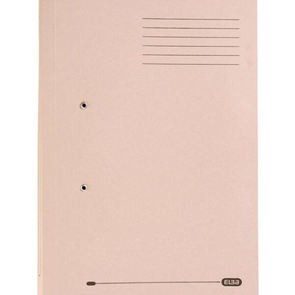 Elba Stratford Spring Pocket Transfer File Manilla Foolscap 320gsm Buff (Pack 25) - 100090145