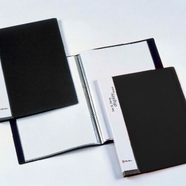 Rexel See and Store A4 Display Book 60 Pocket Black 10565BK