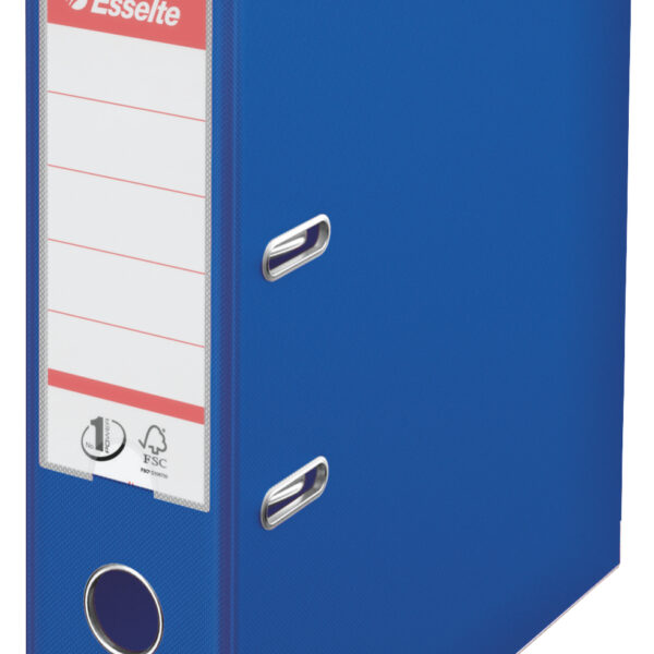Esselte No.1 Lever Arch File Polypropylene A4 75mm Spine Width Navy Blue (Pack 10) 811350