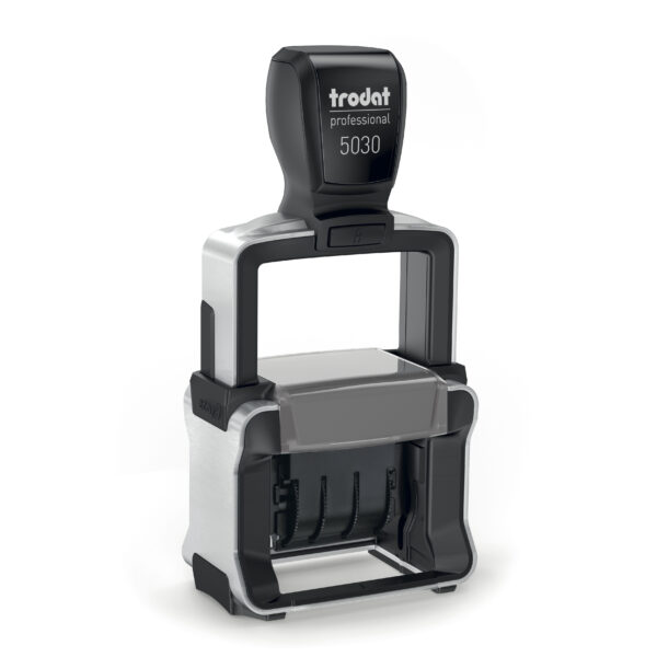 Trodat Professional 5030 Self Inking Date Stamp 26x4mm Black Ink - 120193
