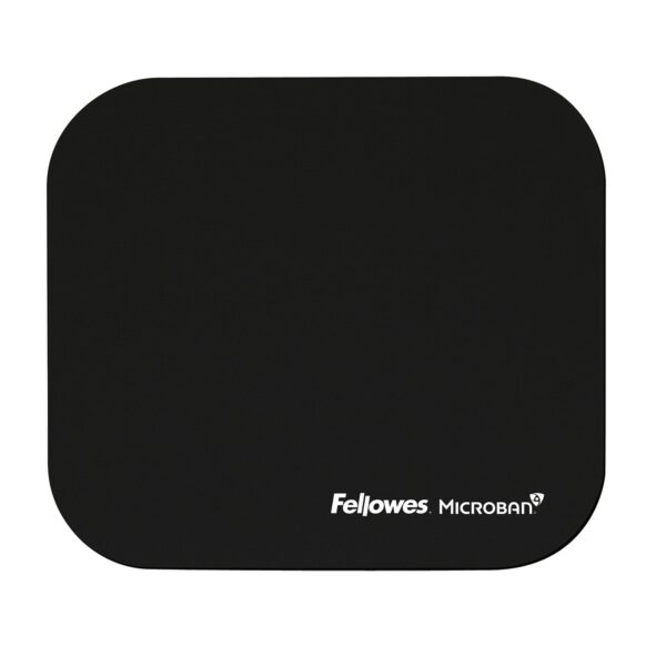 Fellowes Mouse Pad with Microban Protection Black - 5933907