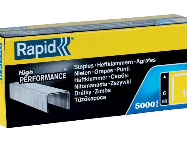 Rapid 13/6mm Galvanised Staples (Pack 5000) 11830700