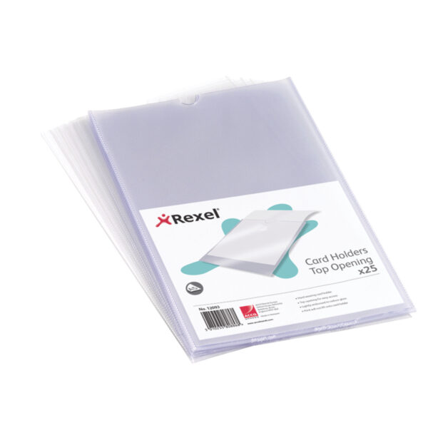Rexel Cardholder A5 PVC (Pack 25) - 12060