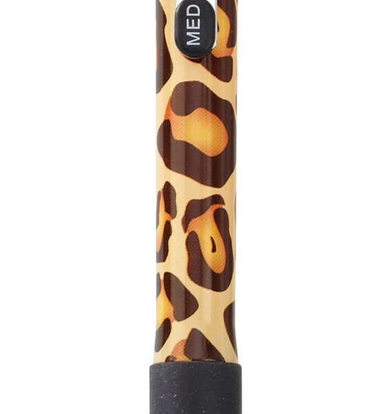 Zebra Z-Grip Animal Ballpoint Pen Cheetah Print Medium Point Black (Pack 12) - 16803