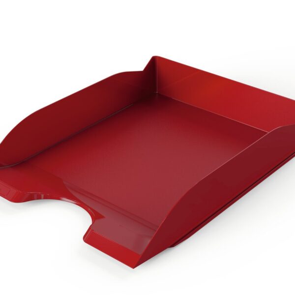 Durable ECO Stackable Letter Tray for Filing A4 Documents Red - 1701674080