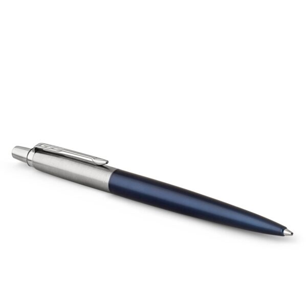 Parker Jotter Ballpoint Pen Royal Blue/Chrome Barrel Blue Ink Gift Box - 1953186