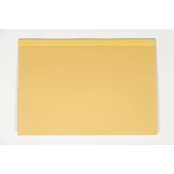 Guildhall Double Pocket Legal Wallet Reinforced Manilla Foolscap 315gsm Yellow (Pack 25) - 218-YLWZ