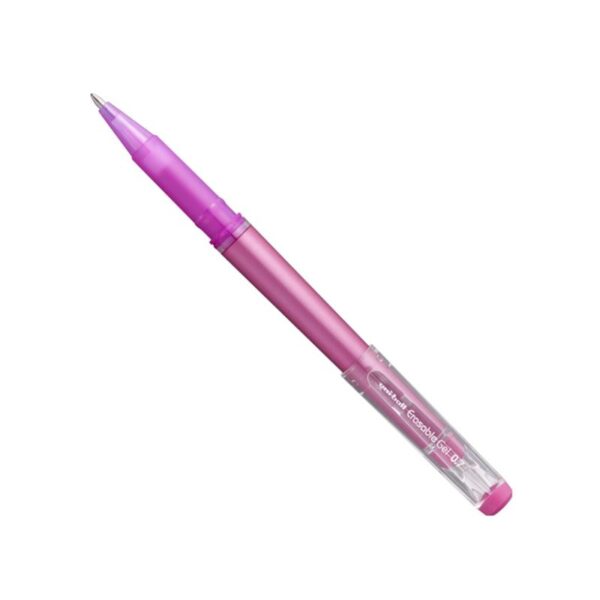 uni-ball Erasable UF-222-07 Gel Capped Pen 0.7mm Tip Pink (Pack 12) - 233817000