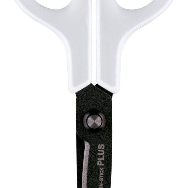 Plus By Pentel Fitcut Curve Extra Fluorine Coated Non Stick Scissors 175mm White/Grey 35056