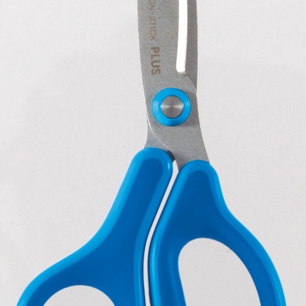 Plus By Pentel Fitcut Curve Kids Fluorine Coated Non Stick Scissors 145mm Blue 35063
