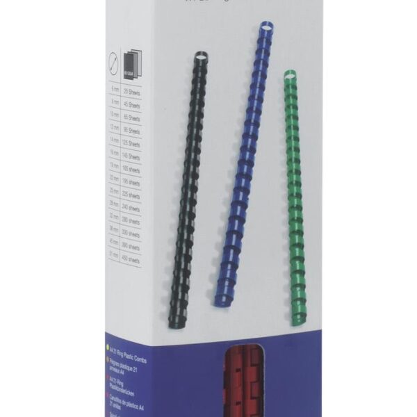 GBC Binding Comb A4 8mm Black (Pack 100) 4028174