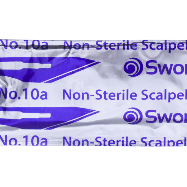 Swordfish Scalpel Blades No 10A Silver (Pack 100) - 43802