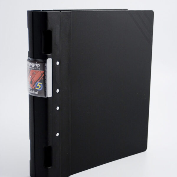 Guildhall GLX Ergogrip Ring Binder Polypropylene 8 Prongs Making 4 x 55mm Rings A4 Black (Pack 2) - 4537Z