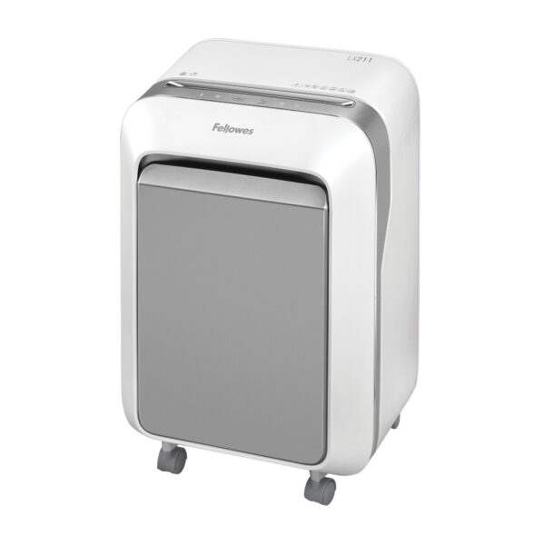 Fellowes Powershred LX211 Micro Cut Shredder 23 Litre 15 Sheet White 5050301
