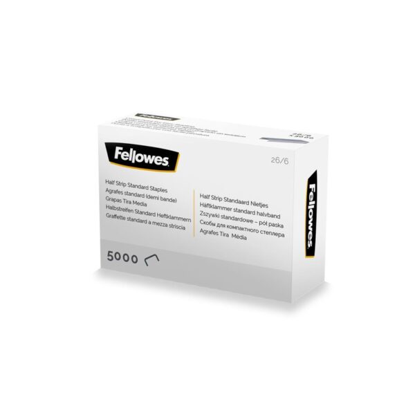 Fellowes 26/6 Half Strip Staples (Pack 5000) 5117601