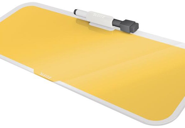 Leitz Cosy Glass Desk Notepad Warm Yellow 52690019