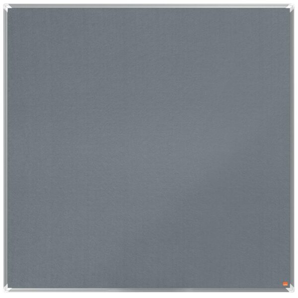 Nobo Premium Plus Grey Felt Noticeboard Aluminium Frame 1200x1200mm 1915197