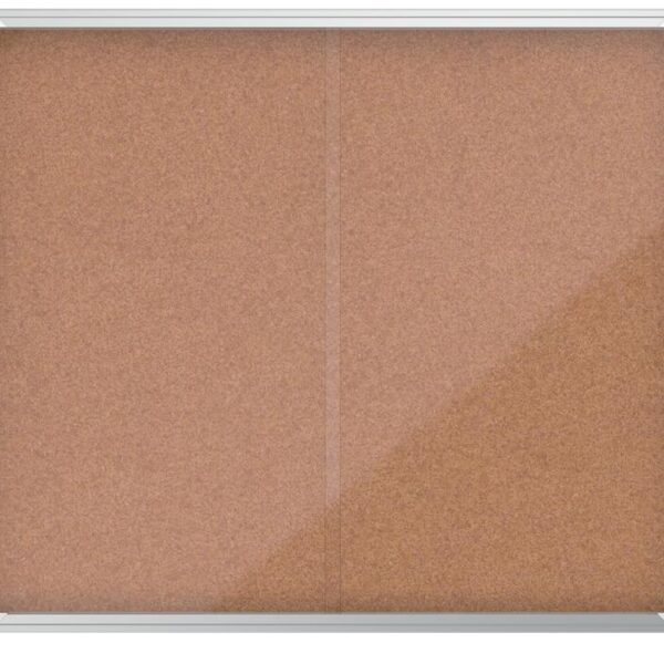 Nobo Premium Plus Cork Lockable Noticeboard Display Case 15 x A4 1140x970mm 1915332