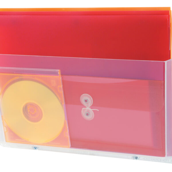 Deflecto Literature Wall Pocket A3 Landscape Clear - 64301
