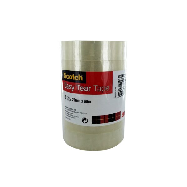 Scotch 508 Transparent Tape 25mm x 66m (Pack 6) 7100213208
