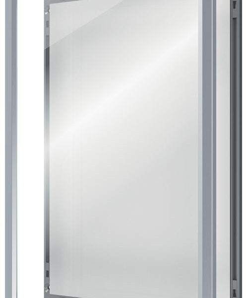 Nobo Impression Pro Wall Mounted A4 Poster Frame Literature Sign Holder With Anodised Clip Frame - 1915578
