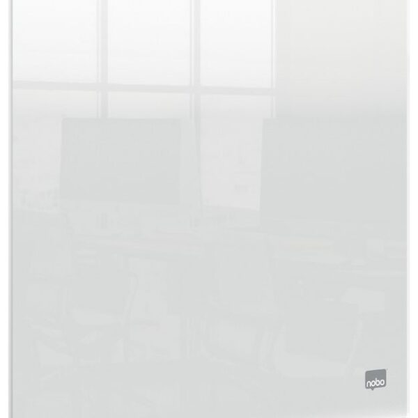 Nobo Transparent Acrylic Mini Whiteboard Desktop or Wall Mounted 300x300mm 1915616