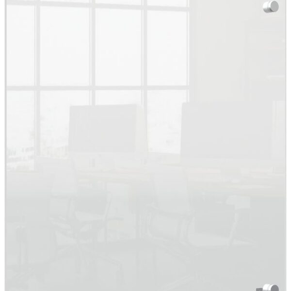 Nobo Transparent Acrylic Mini Whiteboard Wall Mounted 450x450mm 1915620
