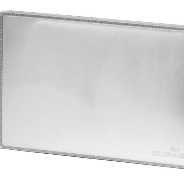 Durable Certified RFID SECURE Credit Card Wallet Sleeve 61x90mm Silver (Pack 10) - 890023