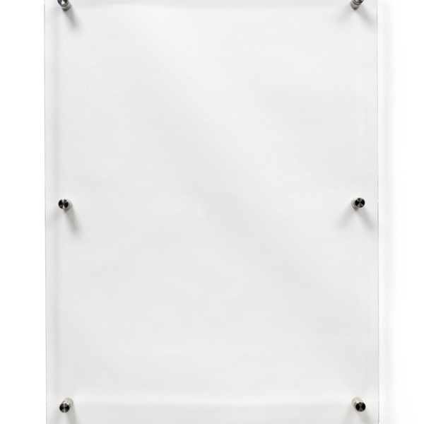 Deflecto A2 Wall Mounted Acrylic Poster Holder Literature Display Sign Holder Crystal Clear - AA2PH1