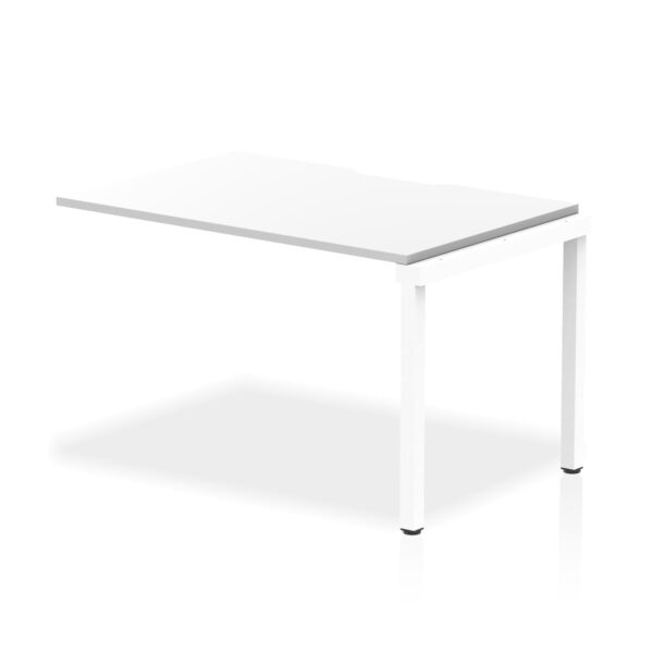Evolve Plus 1200mm Single Row Extension Kit White Top White Frame BE316