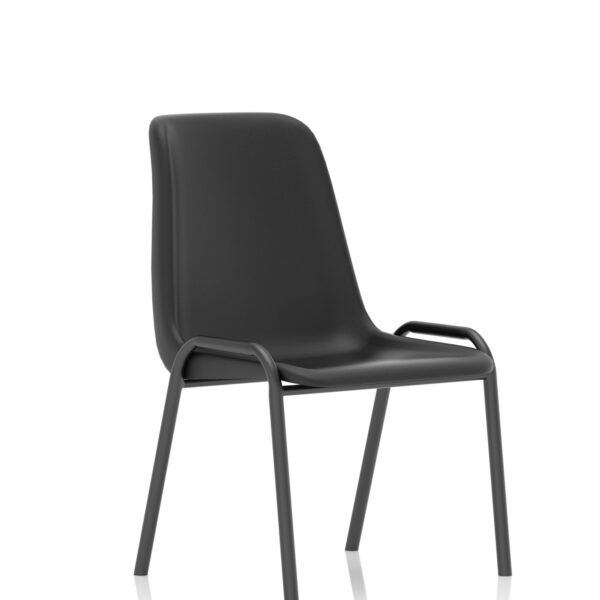 Polly Stacking Visitor Chair Black Polypropylene BR000202