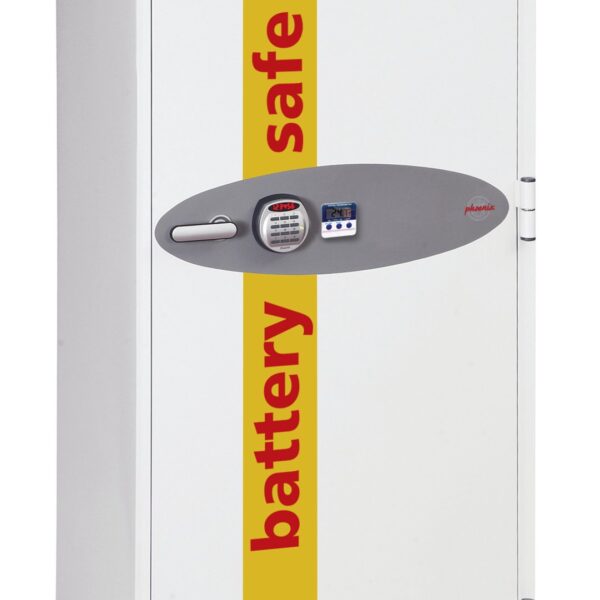 Phoenix Battery Commander Size 2 Lithium Ion Battery Storage and Charging Fire Safe With Electronic Lock - BS1932E