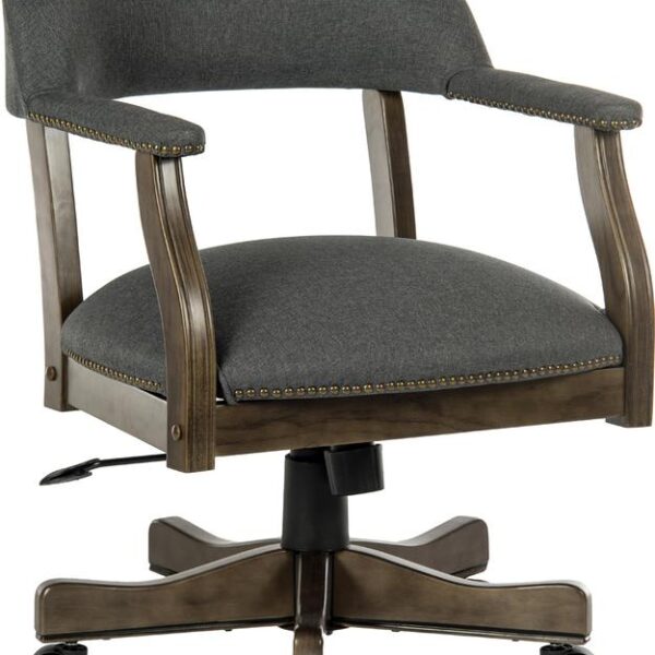 Captain Executive Fabric Office Chair Grey - 6983
