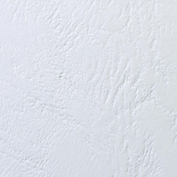 GBC Binding Cover Leathergrain A4 250gsm White (Pack 100) CE040070