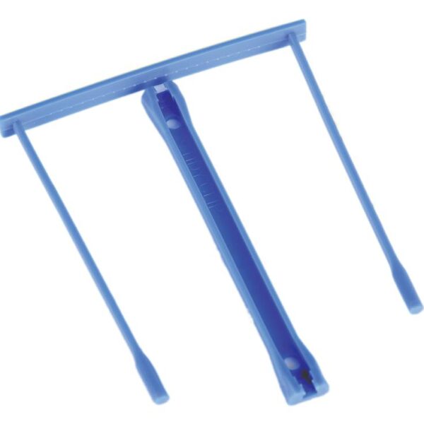 ValueX Plastic Filing Clip Blue (Pack 20) - E-CLIP 089570