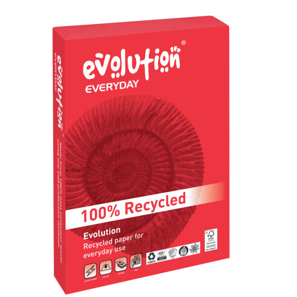 Evolution Everyday Recycled Paper 80gsm A4 (Box 5 Reams) EVE2180