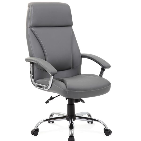Penza Executive Chair Grey Leather EX000195