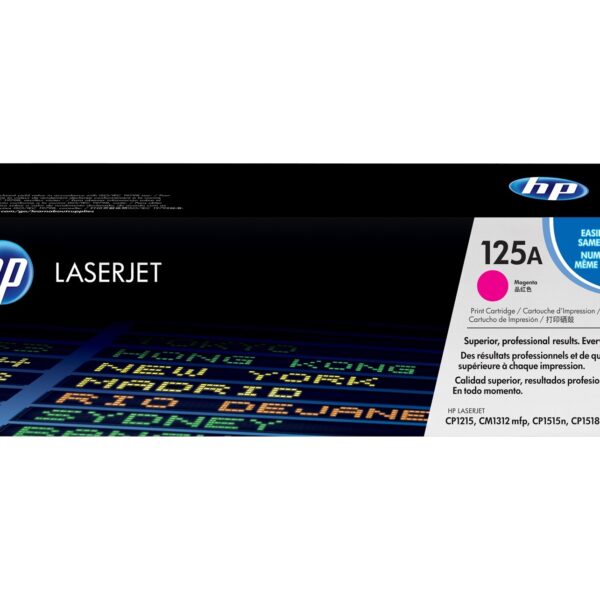 HP 125A Magenta Standard Capacity Toner 1.4K pages for HP Color LaserJet CM1312/CP1215/CP1514/CP1515/CP1518 - CB543A