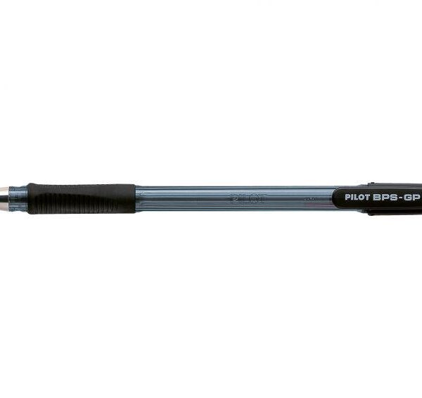 Pilot BPS GP Grip Ballpoint Pen 1.0mm Tip 0.31mm Line Black (Pack 12) - 4902505142796/SA