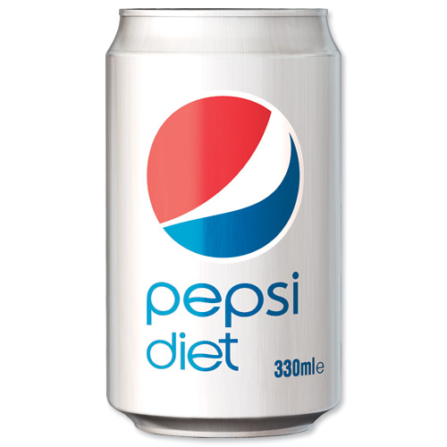 Pepsi Diet Drink Can 330ml (Pack 24) - 0402048