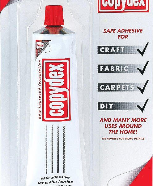 Copydex Adhesive Glue Tube Solvent Free and Non-Toxic 50ml - 2862926