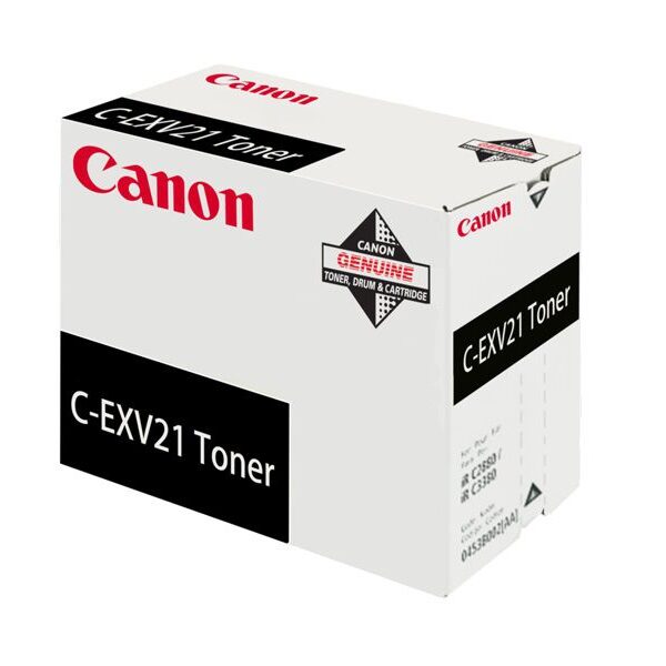 Canon EXV21 Black Standard Capacity Toner Cartridge 26k pages - 0452B002