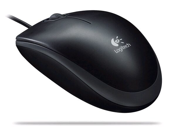 Logitech B100 Optical USB Mouse Black