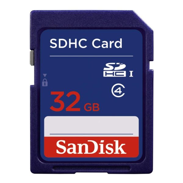 SanDisk 32GB Class 4 Flash SD Memory Card Blue