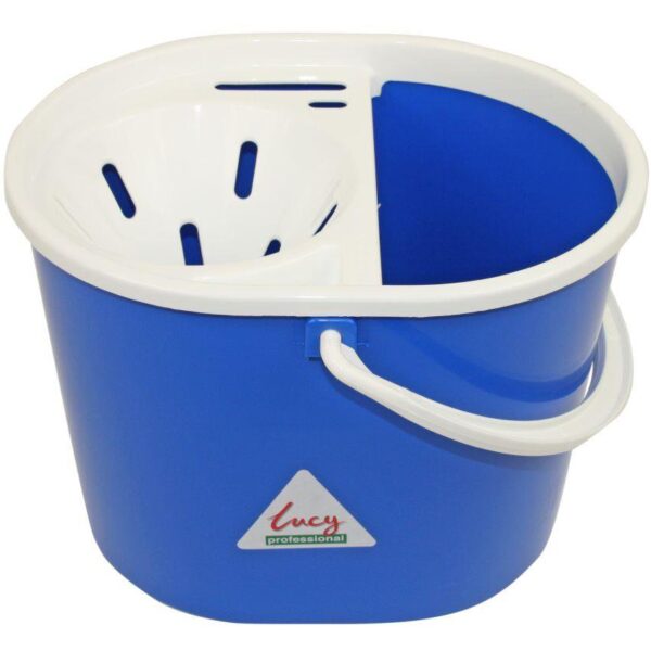 ValueX Plastic Mop Bucket With Wringer 15 Litre Blue - 0907002