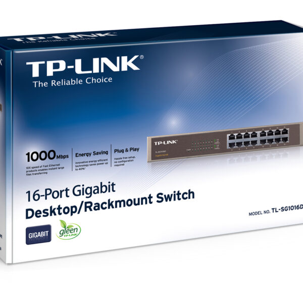 TP-Link 16 Port Gigabit Ethernet Desktop Switch