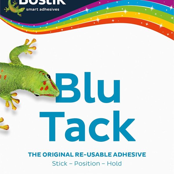 Bostik Blu Tack Mastic Adhesive Non-toxic White (Pack 12) - 30803836