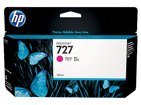 HP 727 Magenta Standard Capacity Ink Cartridge 130ml - B3P20A