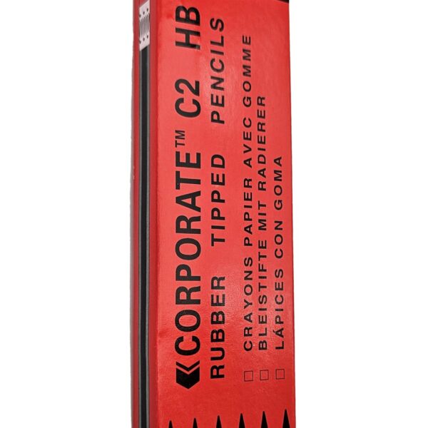 ValueX HB Pencil Rubber Tip Red Barrel (Pack 12) - 785100